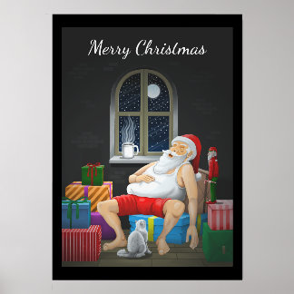 Santa Claus Coffee Time Holder