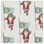 Santa Claus Comes To Delaware Fabric