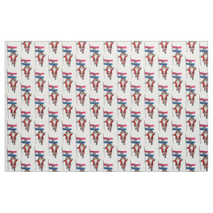 Santa Claus Comes To Missouri Fabric