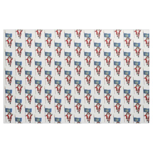 Santa Claus Comes To Nebraska Fabric