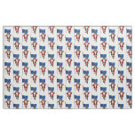 Santa Claus Comes To North Dakota Fabric