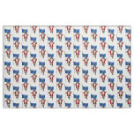 Santa Claus Comes To Wisconsin Fabric