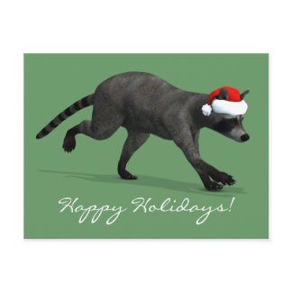 Santa Claus Coon Holiday Postcard