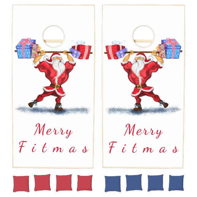 Santa Claus Cornhole Set Christmas Gifts (Set)