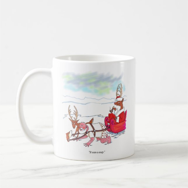 Santa Claus Coup two sided mug (Left)