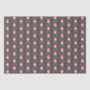Santa Claus Crab Merry Christmas Tissue Paper