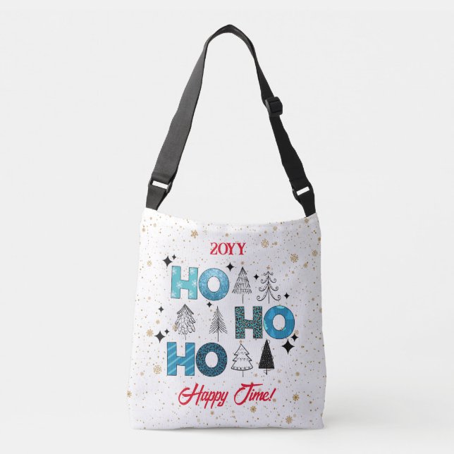 Santa Claus Customize Crossbody Bag (Front)