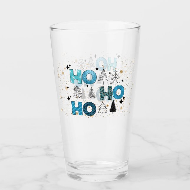 Santa Claus Customize Glass (Front)