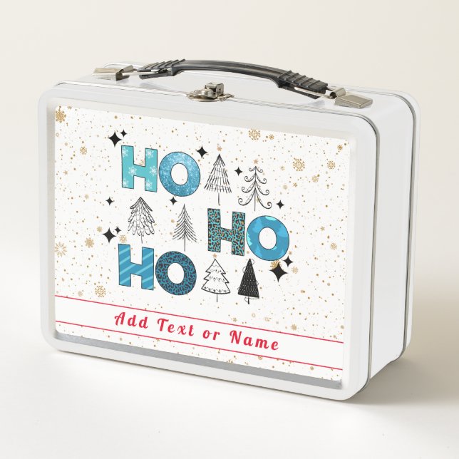 Santa Claus Customize Metal Lunch Box (Front)