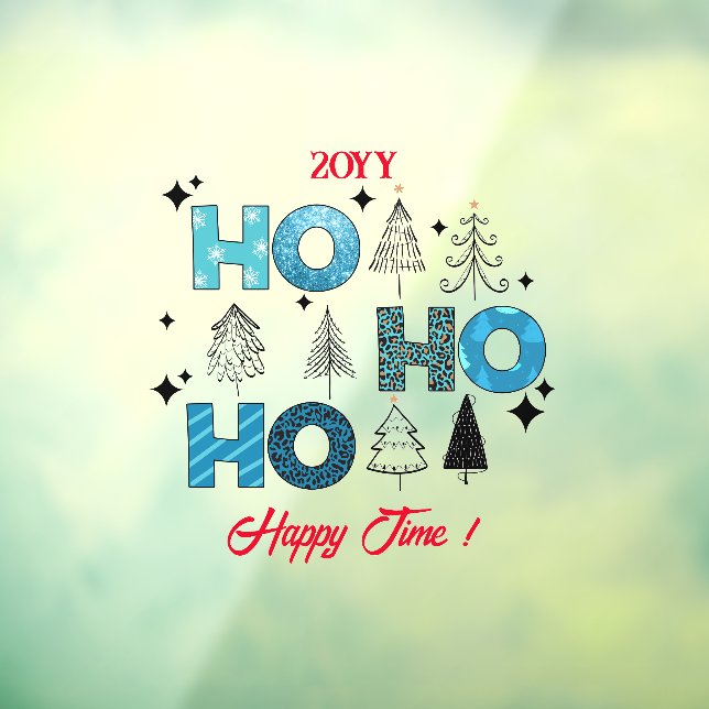 Santa Claus Customize Window Cling (Sheet 3)