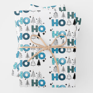 Santa Claus Customize Wrapping Paper Sheets