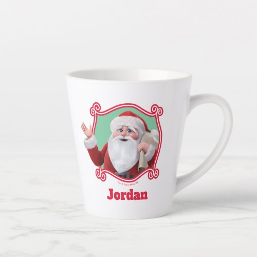Santa Claus Delivering Toys Latte Mug