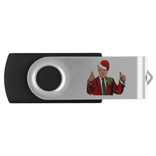 santa claus donald trump flash drive (Front)