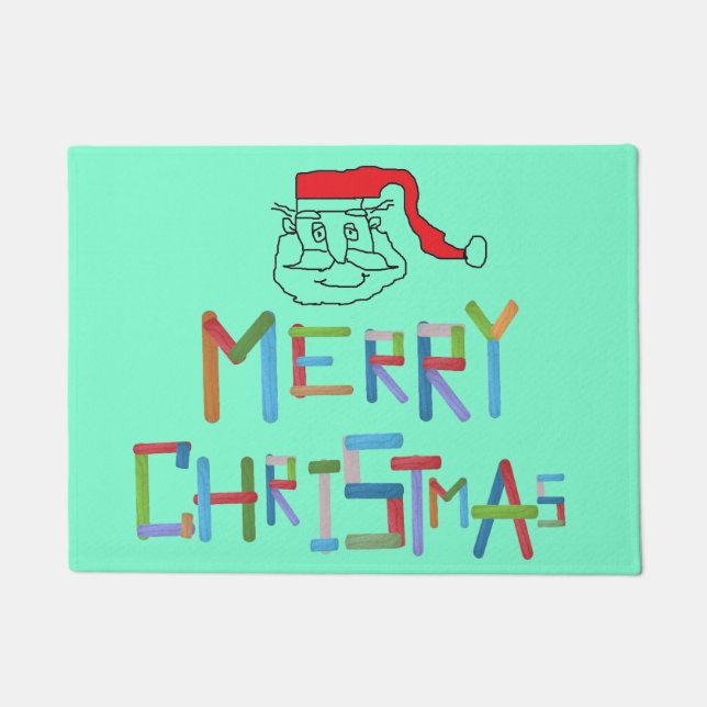 Santa Claus Door Mat (Front)
