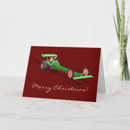 Santa Claus Drag Race Holiday Card