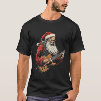 Santa Claus electric guitar T-Shirt