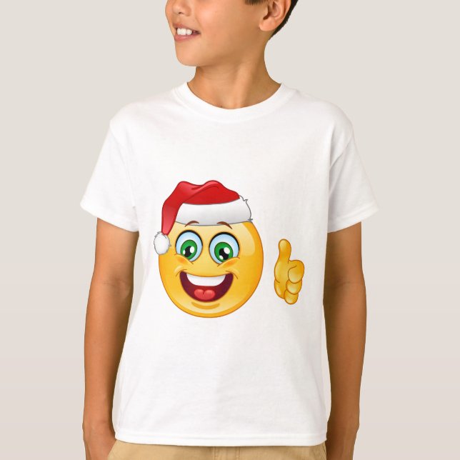 santa claus emoji T-Shirt (Front)