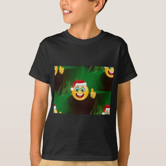 santa claus emojis T-Shirt (Front)