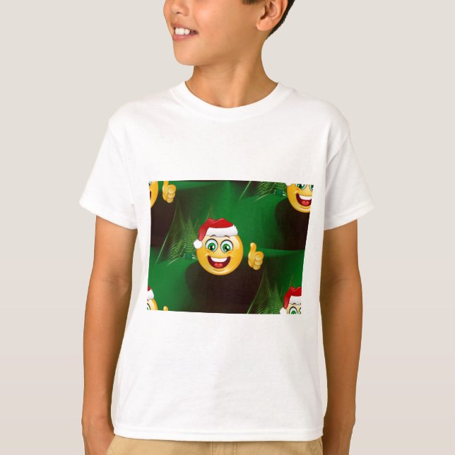 santa claus emojis T-Shirt (Front)