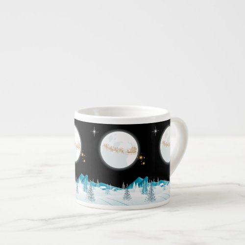 Santa Claus Espresso Mugs  Cups