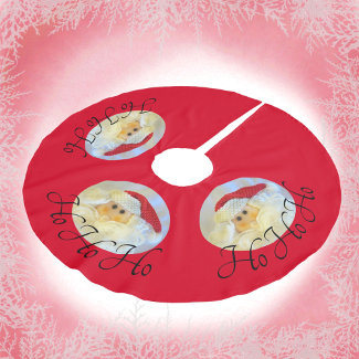 Santa Claus Face Ho Ho Ho Red
