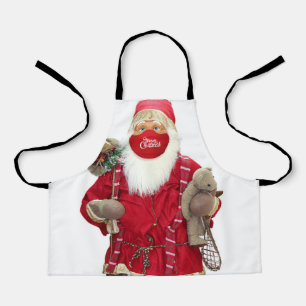 Santa Claus Face Mask Apron