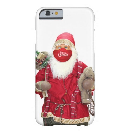 Santa Claus Face Mask Barely There iPhone 6 Case