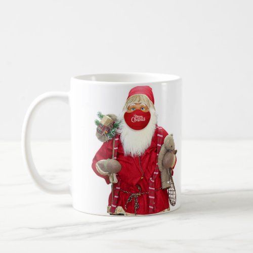 Santa Claus Face Mask Coffee Mug