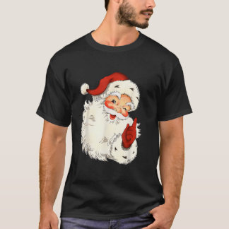 Santa Claus Face Old Fashioned T-Shirt