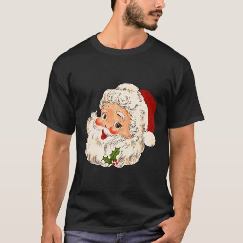 Santa Claus Face Santa Claus T_Shirt