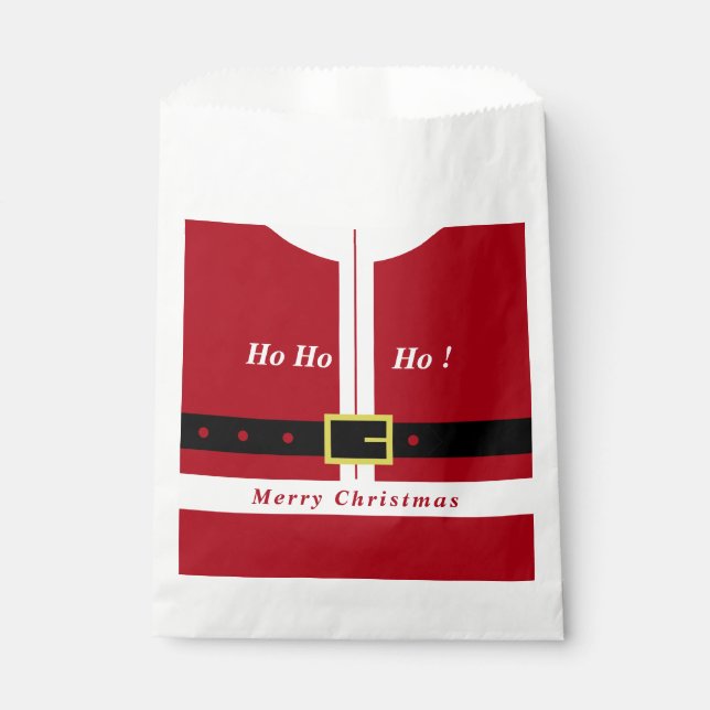 Santa Claus Favor Bag Christmas (Front)