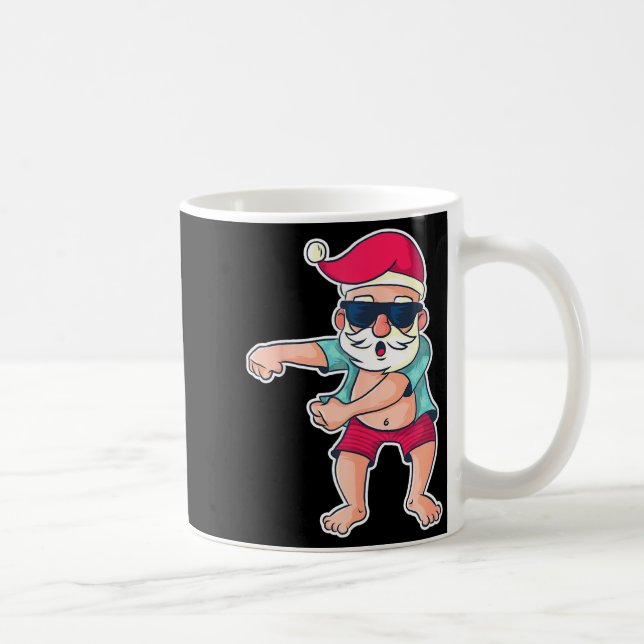 Santa Claus Floss Dance Christmas X-mas Gift  Coffee Mug (Right)