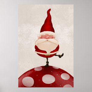 Santa Claus fungus Poster