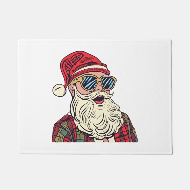 Santa Claus - Funny Doormat (Front)