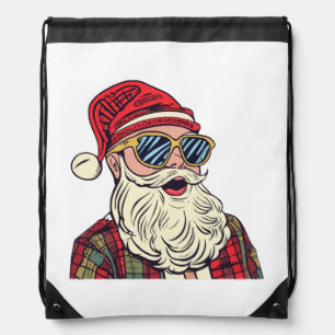 Santa Claus - Funny Drawstring Bag