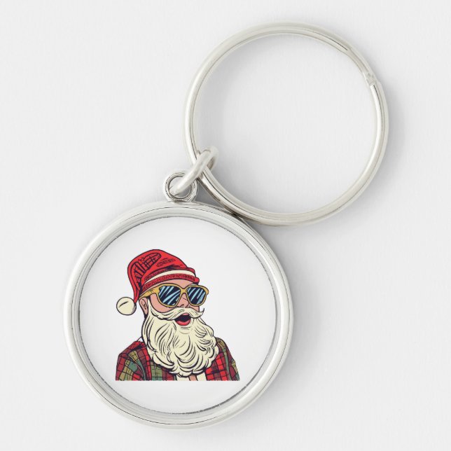 Santa Claus - Funny Keychain (Front)