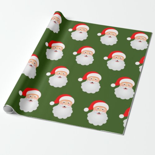 Santa Claus Funny Merry Christmas  Wrapping Paper