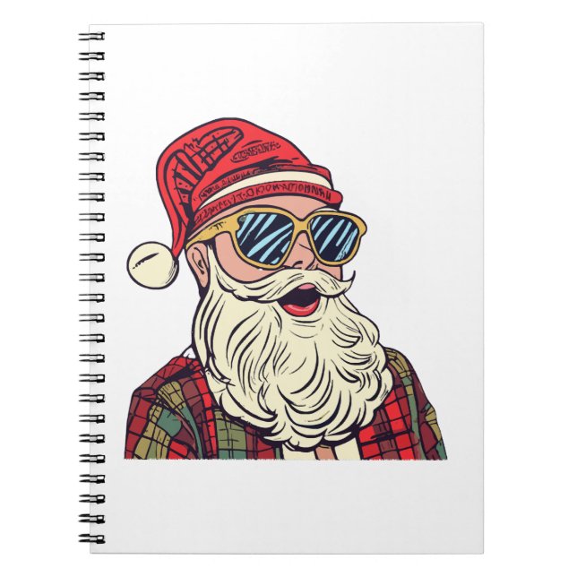 Santa Claus - Funny Notebook (Front)