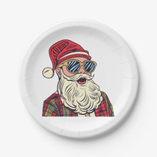 Santa Claus - Funny Paper Plates