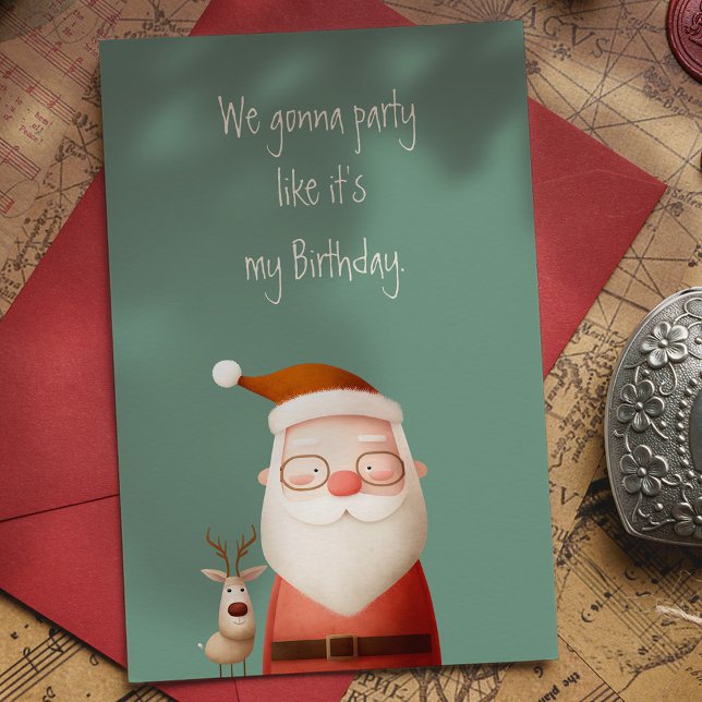 Santa Claus Funny Quote Postcard (Creator Uploaded)