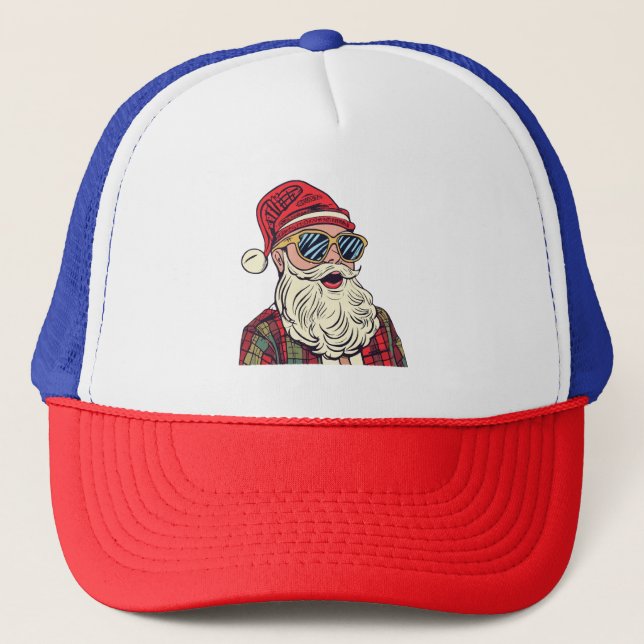 Santa Claus - Funny Trucker Hat (Front)