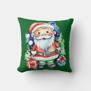 Santa Claus gift ideas Throw Pillow