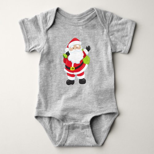 Santa Claus Gifts Presents Christmas Xmas Baby Bodysuit