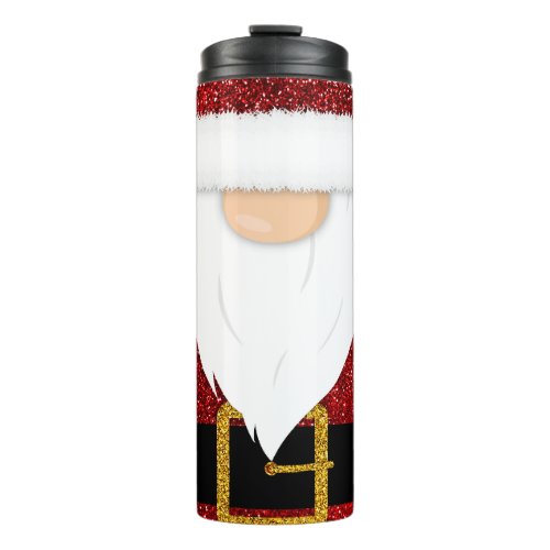 Santa Claus  Glitter Tumbler