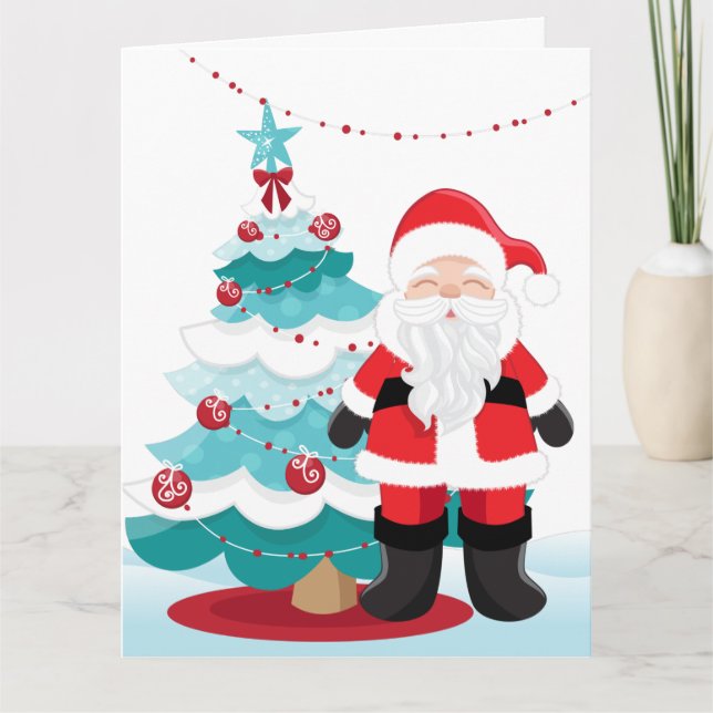 Santa Claus Greeting Card  (Front)