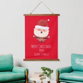Santa claus hanging tapestry