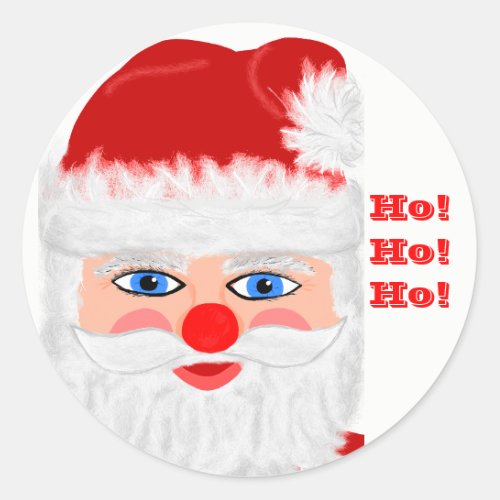 Santa Claus Ho Ho Ho Stickers
