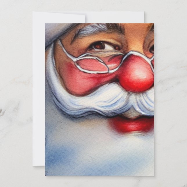 Santa Claus Holiday Card (Front)