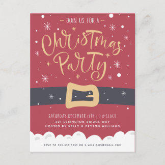 Santa Claus | Holiday Party Invitation