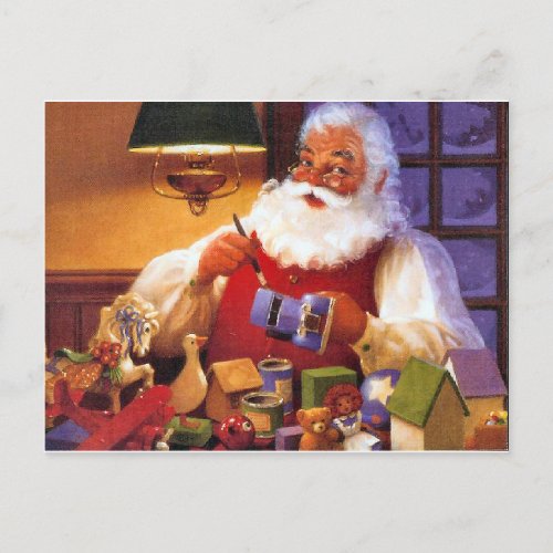 Santa Claus Holiday Postcard